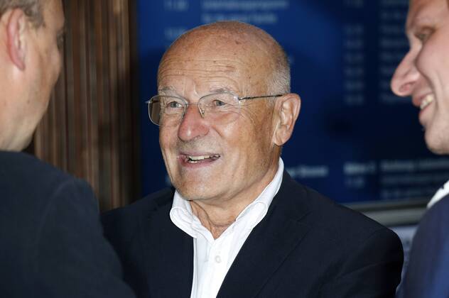 Volker Schloendorff bei der Premiere des Kinofilms Diplomatie im Cinema Paris. Berlin, 25.08.2014 xT.xBartillax xFuturexImage