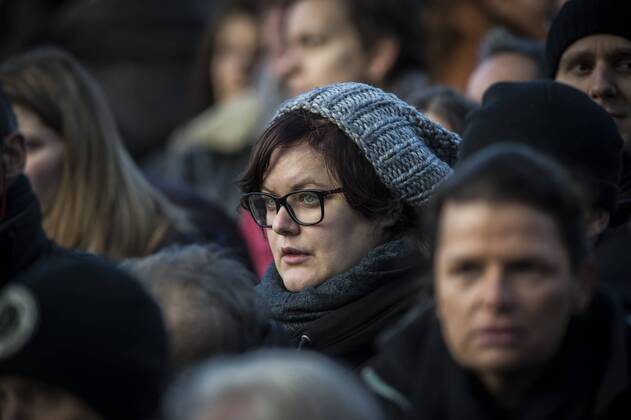 - GENT, BELGIUM: Illustration picture taken during the funeral of singer-songwriter Luc De Vos , Saturday 06 December 2014, in Gent. De Vos passed away last Saturday due to acute organ failure. JASPERxJACOBS 04515626