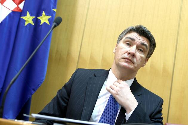 Parliament meeting - Zagreb, Croatia 28.01.2015., Zagreb, Croatia - Croatian Prime Minister submitted to Parliament regular annual reports on previous meetings of the European Council in 2014.  PatrikxMacek PIXSELL