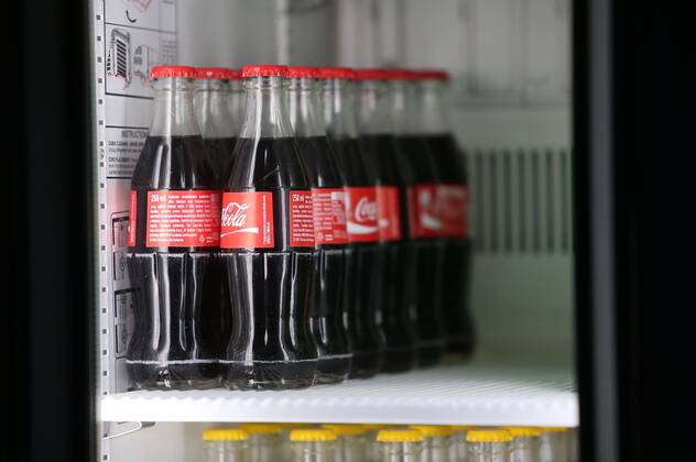 Coca Cola fridge 02.03.2015., Croatia, Zagreb - Coca Cola fridge with non-alcoholic carbonated beverages.  SlavkoxMidzor PIXSELL