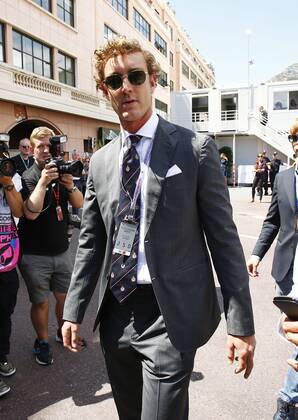 Motorsports: FIA Formula One World Championship 2015, Grand Prix of Monaco Motorsports: FIA Formula One World Championship 2015, Grand Prix of Monaco, Pierre Casiraghi, son of Princess Caroline of Hanover HOCHxZWEI