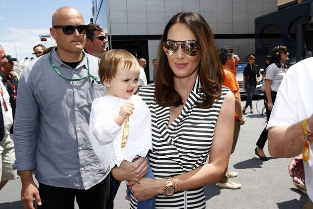 Motorsports: FIA Formula One World Championship 2015, Grand Prix of Monaco Motorsports: FIA Formula One World Championship 2015, Grand Prix of Monaco, Tamara Ecclestone and her daughter Sophia HOCHxZWEI