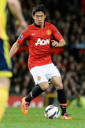 MANCHESTER, United Kingdom - Manchester United midfielder Shinji Kagawa is pictured during an English League Cup semifinal second-leg match against Sunderland in Manchester, England, on Jan. 22, 2014. Sunderland won on penalties. 0123012