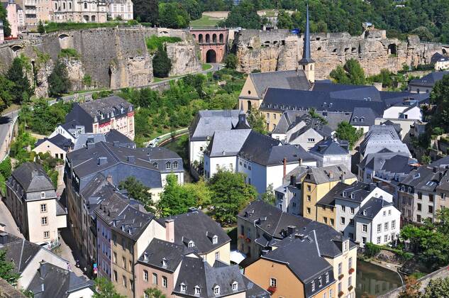 Old town of the City of Luxembourg WojtkowskixCezary bew1A42C81