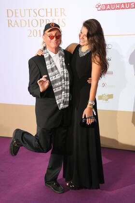 Otto Waalkes und Llliy Roberts bei der Verleihung Deutscher Radiopreis 2015 am 03.09.2015 in Hamburg Deutscher Radiopreis 2015 in Hamburg 