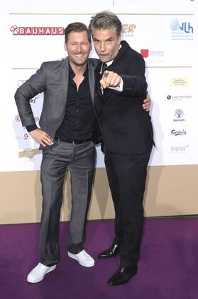 Andreas Kuhlage und Jens Hardeland bei der Verleihung vom Deutschen Radiopreis 2015 im Schuppen 52. Hamburg, 03.09.2015 Foto:xU.xGlockmannx xFuturexImage