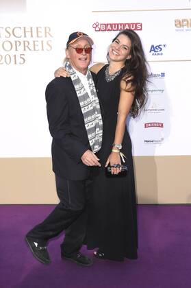 Otto Waalkes und Lilly Roberts bei der Verleihung vom Deutschen Radiopreis 2015 im Schuppen 52. Hamburg, 03.09.2015 Foto:xU.xGlockmannx xFuturexImage