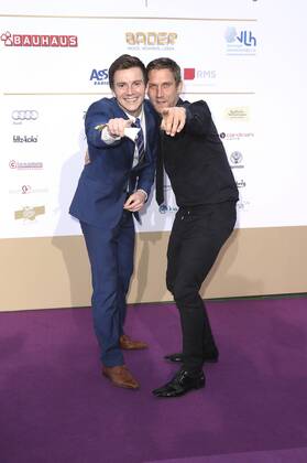 Armin Braun und Peer Kusmagk bei der Verleihung vom Deutschen Radiopreis 2015 im Schuppen 52. Hamburg, 03.09.2015 Foto:xU.xGlockmannx xFuturexImage