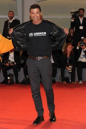 72nd Venice Film Festival, Red carpet - Premio Jaeger-LeCoultre Glory to the Filmmaker - Pictured: Alessandro Gassman  AlbertoxTerenghi Veneziax2015