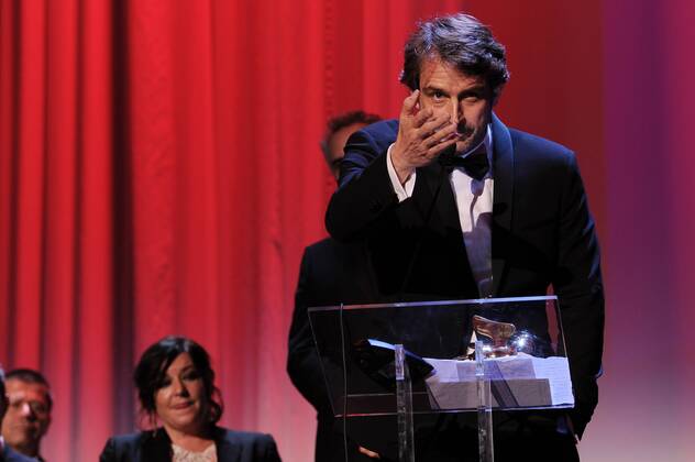 72nd Venice Film Festival, Awards Ceremony Pictured: Lorenzo Vigas, Golden Lion for the best film Desde Alla  AlbertoxTerenghi Veneziax2015