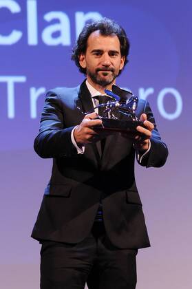 72nd Venice Film Festival, Awards Ceremony Pictured: Pablo Trapero, Silver Lion for the best director for the film El Clan  AlbertoxTerenghi Veneziax2015