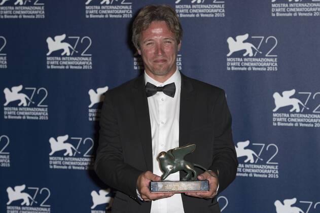 Venezia 12 09 2015 72. Mostra Internazionale d Arte Cinematografica Festival del Cinema di Venezia Premio miglior interpretazione maschile - Dominique Leborne  0