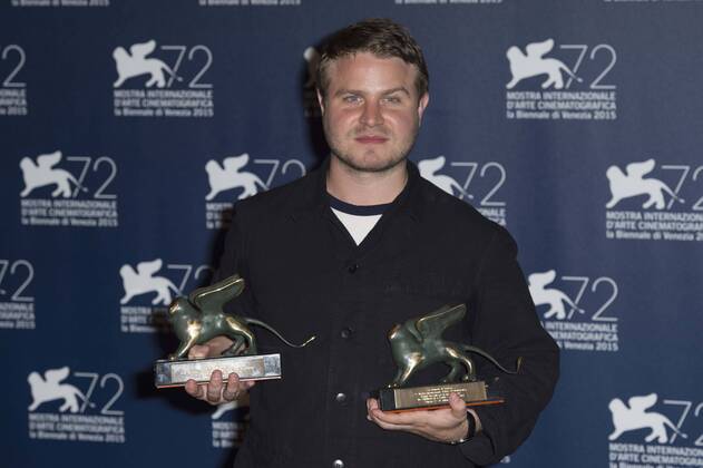 Venezia 12 09 2015 72. Mostra Internazionale d Arte Cinematografica Festival del Cinema di Venezia Premio miglior regia - Brady Corbet  0