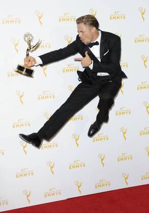 Derek Hough CREATIVE ARTS EMMY AWARDS: PRESSROOM Los Angeles  Patrick Rideaux