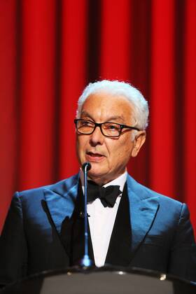 VENICE, ITALY - SEPTEMBER 12: Paolo Baratta attends Closing Ceremony - Inside during 72nd Venice Film Festival at Palazzo Del Cinema on September 12, 2015 in Venice, Italy. markxcape
