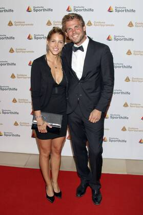 Moritz Fürste und Stefanie bei der Verleihung der Goldenen Sportpyramide 2015 in der Handelskammer. Hamburg, 12.09.2015 Foto:xgbrcix xFuturexImage