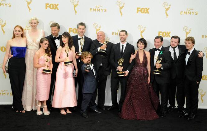 Game of Thrones cast PRIMETIME EMMY AWARDS: PRESSROOM Los Angeles  Patrick Rideaux PicturePerfect