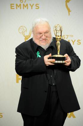 George R.R. Martin PRIMETIME EMMY AWARDS: PRESSROOM Los Angeles  Patrick Rideaux PicturePerfect