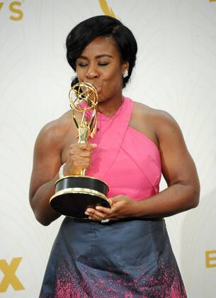 Uzo Aduba PRIMETIME EMMY AWARDS: PRESSROOM Los Angeles  Patrick Rideaux PicturePerfect