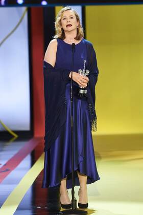Sept. 25, 2015 - San Sebastian, Euskadi, Spain - Emily Watson receives the Donosti Lifetime Achievement Award at the Kursaal Palace during the 63rdSan Sebastian International Film Festival on September 25, 2015 in San Sebastian, Spain. San Sebastian Spain  - ZUMAg15_