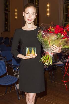 Nora von Waldstätten bei der Preisverleihung der 25. Cologne Conference am 01.10.2015 in Köln. Preisverleihung der 25. Cologne Conference in Köln