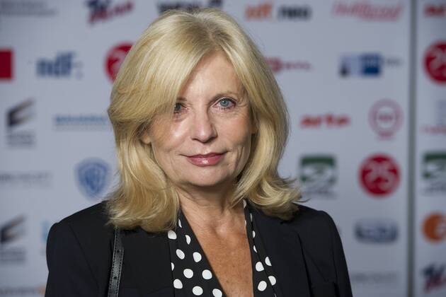 Sabine POSTEL, Deutschland, Schauspielerin, Roter Teppich, Red Carpet Show, Preisverleihung der Cologne Conference in Koeln, 01.10.2015.
