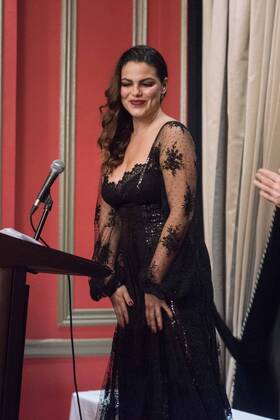 Marisa Jara en los Premios Dedales de Oro 2015 en Madrid. 588 cordon press Marisa Jara at the Dedales de Oro Awards 2015 in Madrid. Cordon Press 