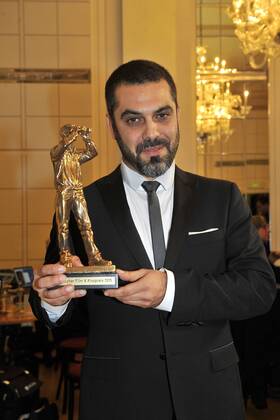 Preisträger Yallah Underground bei der Verleihung Hessischer Film- und Kinopreis 2015 am 16.10.2015 in Frankfurt Hessischer Filmpreis 2015 in Frankfurt 