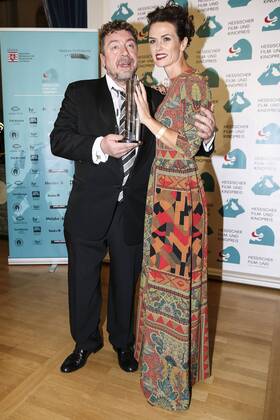 Armin Rohde und Melika Foroutan bei der Verleihung vom Hessischen Film- und Kinopreis 2015 in der Alten Oper. Frankfurt, 16.10.2015 Foto:xP.xBackx xFuturexImage