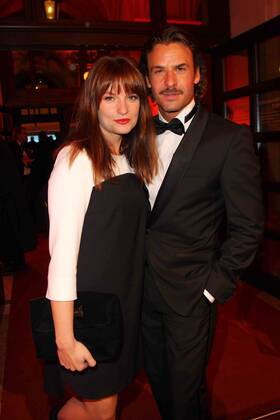 Stephan Luca und Ina Paule Klink Hessische Filmpreis Verleihung des Hessische Filmpreis Preis, Auszeichung, Alten Oper Frankfurt 16. Oktober 2015