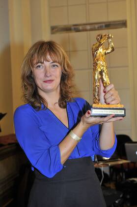 Dörte Franke Hessische Filmpreis Verleihung des Hessische Filmpreis Preis, Auszeichung, Alten Oper Frankfurt 16. Oktober 2015