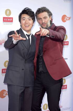 Lang Lang und Jonas Kaufmann beim Echo Klassik 2015 im Konzerthaus. Berlin, 18.10.2015 Foto:xFredericx xFuturexImage