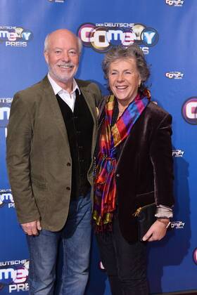 Der Deutsche Comedy Preis am 20.10.2015 in den MMC Studios in Köln Bill Mockridge & Margie Kinsky xTTx