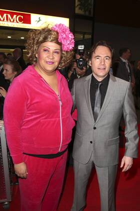 Cindy aus Marzahn und Michael Bully Herbig bei der Verleihung des Deutschen Comedypreises 2015 im Coloneum. Köln, 20.10.2015 Foto:xS.xGabschx xFuturexImage