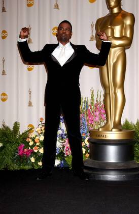 CHRIS ROCK is returning to host next year s Oscars ceremony, its producers announced today. The actor and comedian previously hosted the 77th annual Academy Awards in 2005, when the reception to his opening monologue and some controversial jokes was mixed. The 88th Oscars will be held on Sunday 28 February, 2016. Pictured: Feb. 27, 2005 - Hollywood - Chris Rock hosts the 77th Annual Academy Awards. Hollywood U.S. - ZUMAf05_