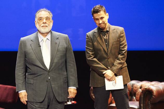 Oct. 22, 2015 - Gijon, Principado de Asturias, Spain - Francis For Coppola during his tribute at the Jovellanos Theatre in Gijon, on October 22, 2015 on the eve of the Princess of Asturias awards ceremony. Gijon Spain  - ZUMAg15_