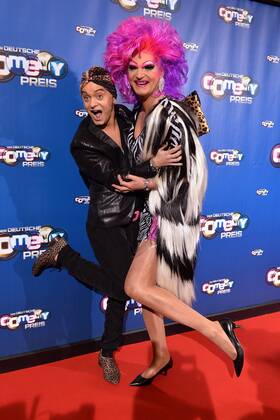 Der Deutsche Comedy Preis am 20.10.2015 in den MMC Studios in Köln Julian F. M. Stoeckel & Olivia Jones xTTx