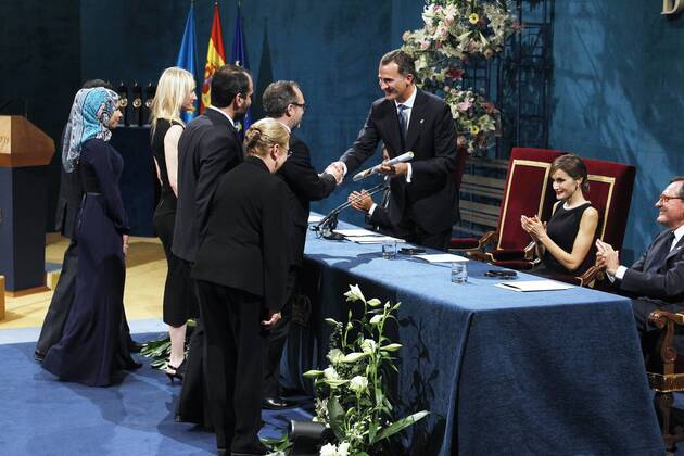 Oct. 23, 2015 - Oviedo, Principado de Asturias, Spain - attended the Princesa de Asturias Awards 2015 (Princess of Asturias awards) ceremony at the Campoamor Theater on October 23, 2015 in Oviedo, Spain..Pool Oviedo Spain  - ZUMAg15_