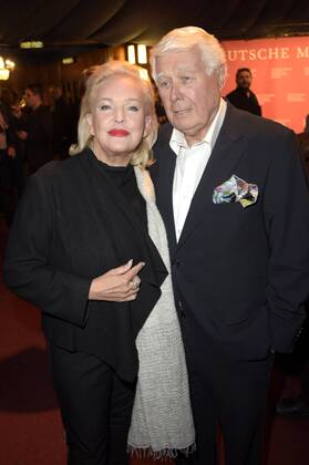 Angelika Milster und Peter Weck bei der Verleihung des Deutschen Musical Theater Preises 2015 im TIPI am Kanzleramt. Berlin, 26.10.2015 Foto:xFredericx xFuturexImage
