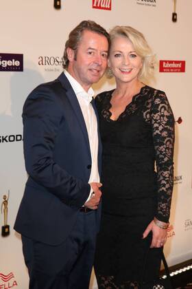 Ulla Kock am Brink und Peter Fissenewert bei der Verleihung Goldene Bild der Frau 2015 -Deutschlands starke Frauen am 29.10.2015 in Hamburg Das Goldene Bild der Frau Verleihung 2015 in Hamburg 