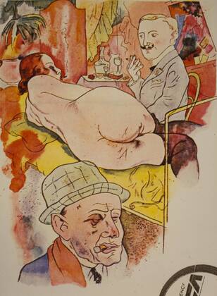 Dec. 12, 2014 - George Grosz, painting, Germany, 1920 s, historical, - ZUMAg14