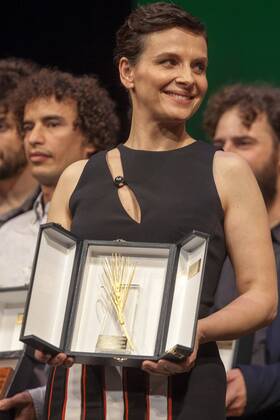 Juliette Binoche bei der Closing Ceremony mit Preisverleihung auf dem 60. Valladolid International Film Festival im Teatro Calderon. Valladolid, 31.10.2015 Juliette Binoche 