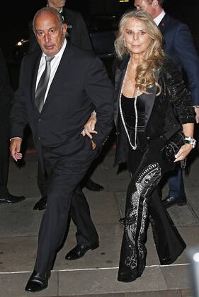 Nov. 2, 2015 - London, London, UK - Sir Philip Green & Lady Tina Green, Music Industry Trusts Award, Grosvenor House, London UK, 02 November 2015, Photo by London UK  - ZUMAl94_