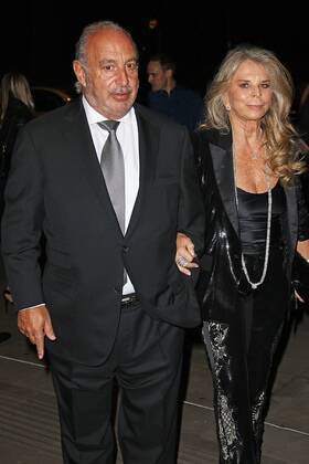 Nov. 2, 2015 - London, London, UK - Sir Philip Green & Lady Tina Green, Music Industry Trusts Award, Grosvenor House, London UK, 02 November 2015, Photo by London UK  - ZUMAl94_