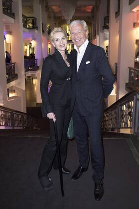 Jo Groebel mit Gattin Grit Weiss beim Act Now Jugend Award 2015 im Friedrichstadt-Palast. Berlin, 02.11.2015 Foto:xFredericx xFuturexImage