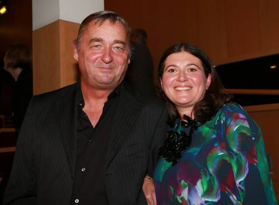 Ö Kabarettpreis Wien, Urania, 03. 11. 2015 Andreas VITASEK mit Frau