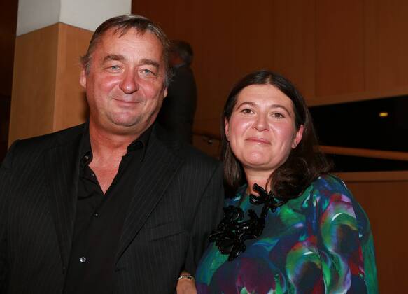 Ö Kabarettpreis Wien, Urania, 03. 11. 2015 Andreas VITASEK mit Frau