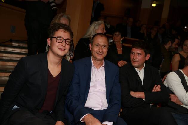 Ö Kabarettpreis Wien, Urania, 03. 11. 2015 Andreas MAILATH POKORNY, Fritz JERGITSCH, Rupert HENNING