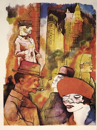 Dec. 17, 2014 - George Grosz, painting, Germany, 1920 s, historical, - ZUMAg14