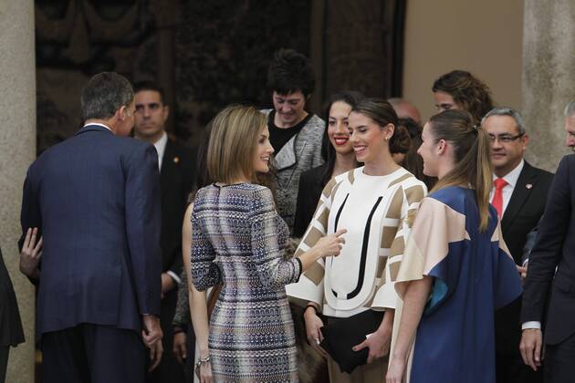 Entrega de los premios nacionales del deporte 2014 261 cordon press reina letizia Royal family attending the National Sports Awards in Madrid 